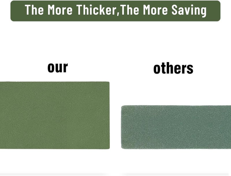 Max Shape Floral Foam Blocks Large 9 Inch,Wet Floral Foam Bricks,Pack 6 of Floral Foam for Artificial Flowers and Wedding Holiday Decorations (6) - Image 3